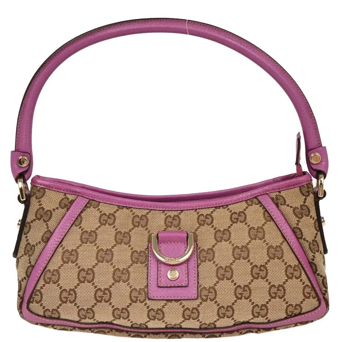 Gucci Beige GG Abbey D Ring Handbag