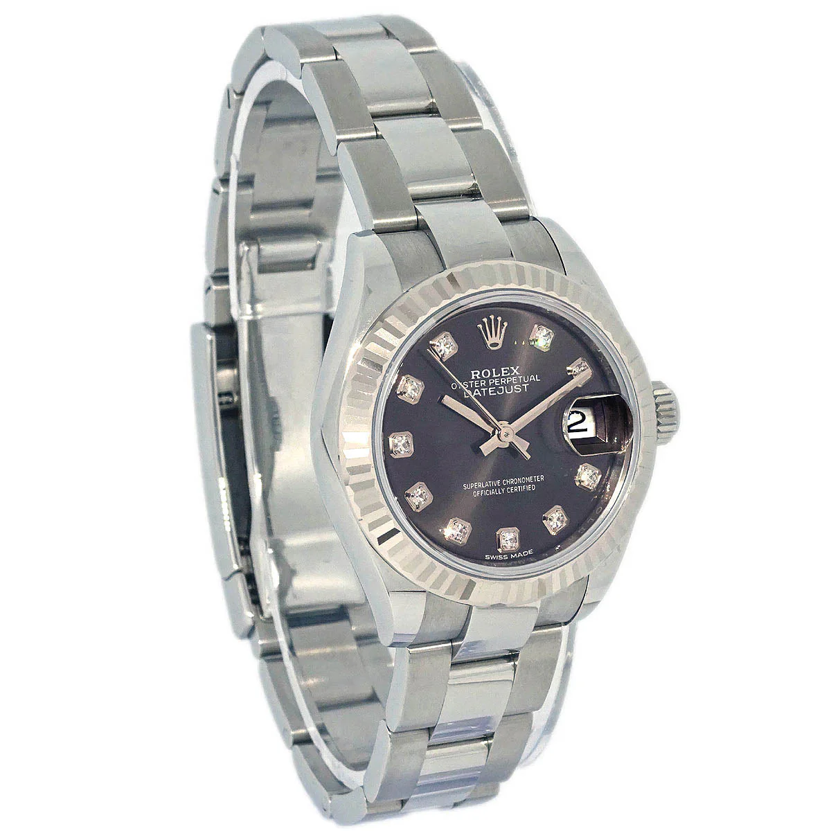 Rolex Oyster Perpetual Datejust 28mm Ref.279174G Watch SS Diamond - Image 2