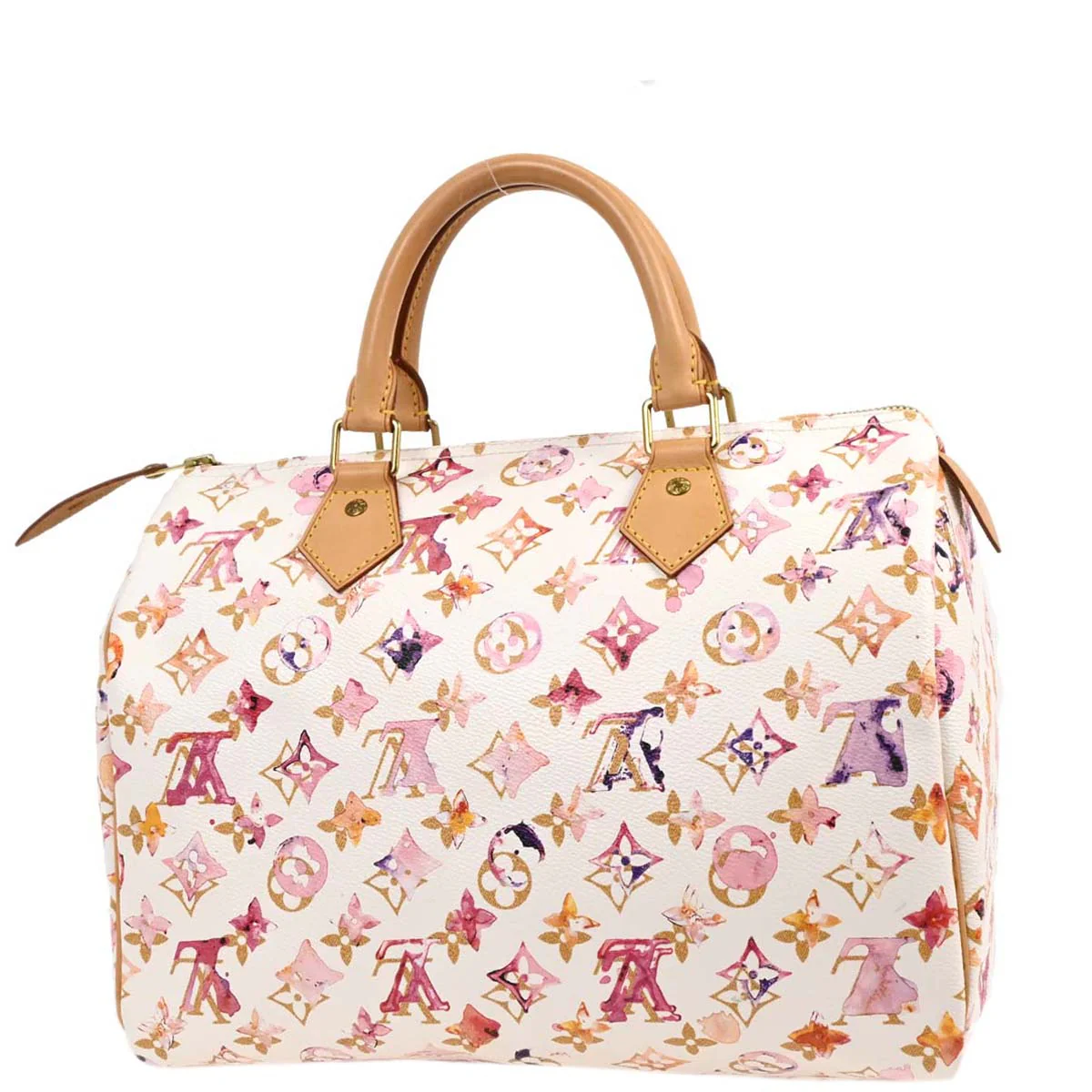 Louis Vuitton 2008 Monogram Watercolor Speedy 30 Handbag M95751 - Image 2