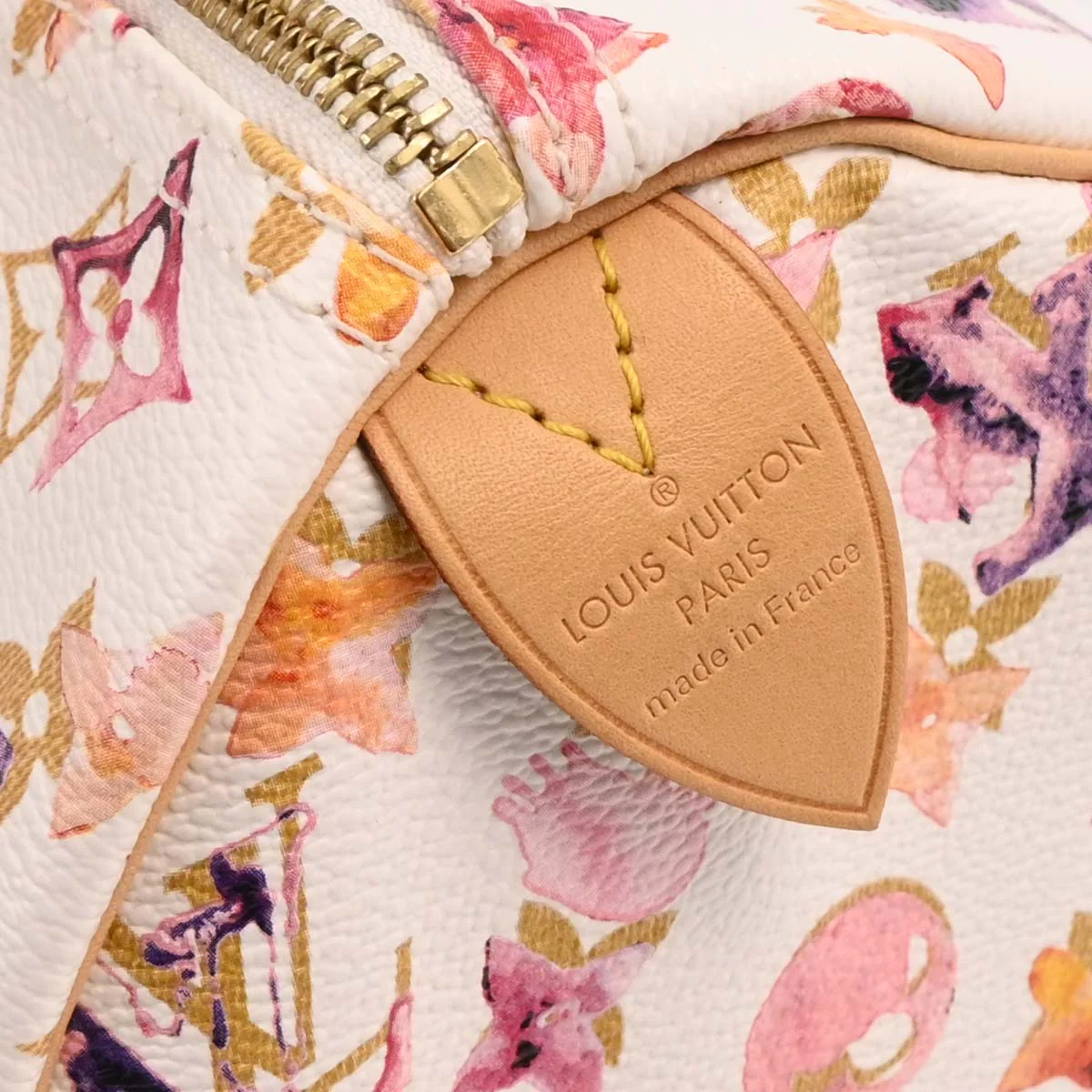 Louis Vuitton 2008 Monogram Watercolor Speedy 30 Handbag M95751 - Image 6