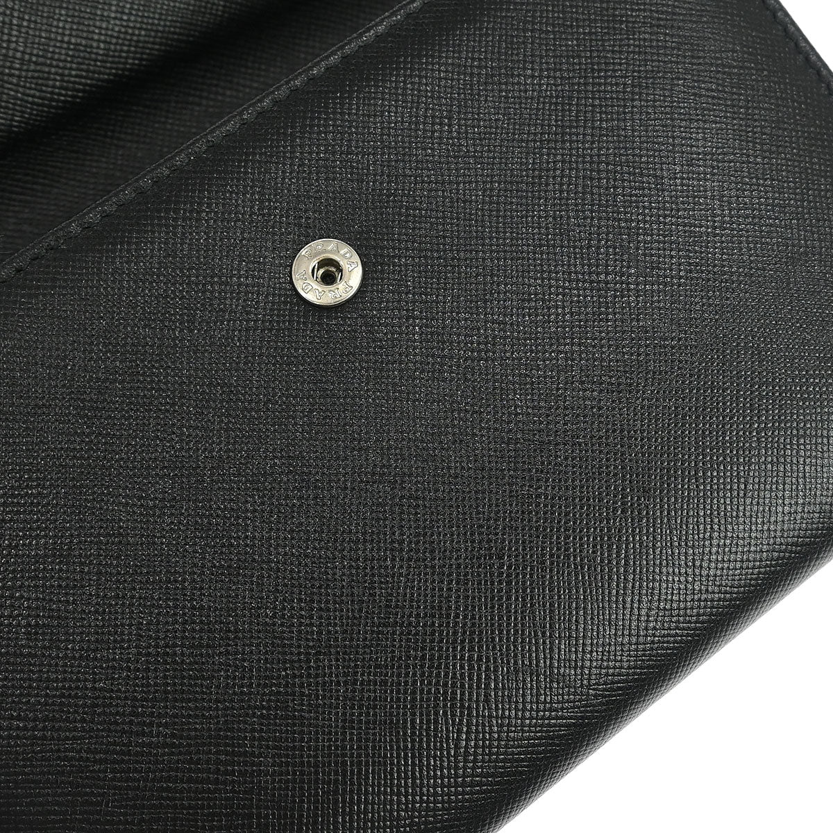Prada Black Leather Wallet 8.5 Small Good - Image 4