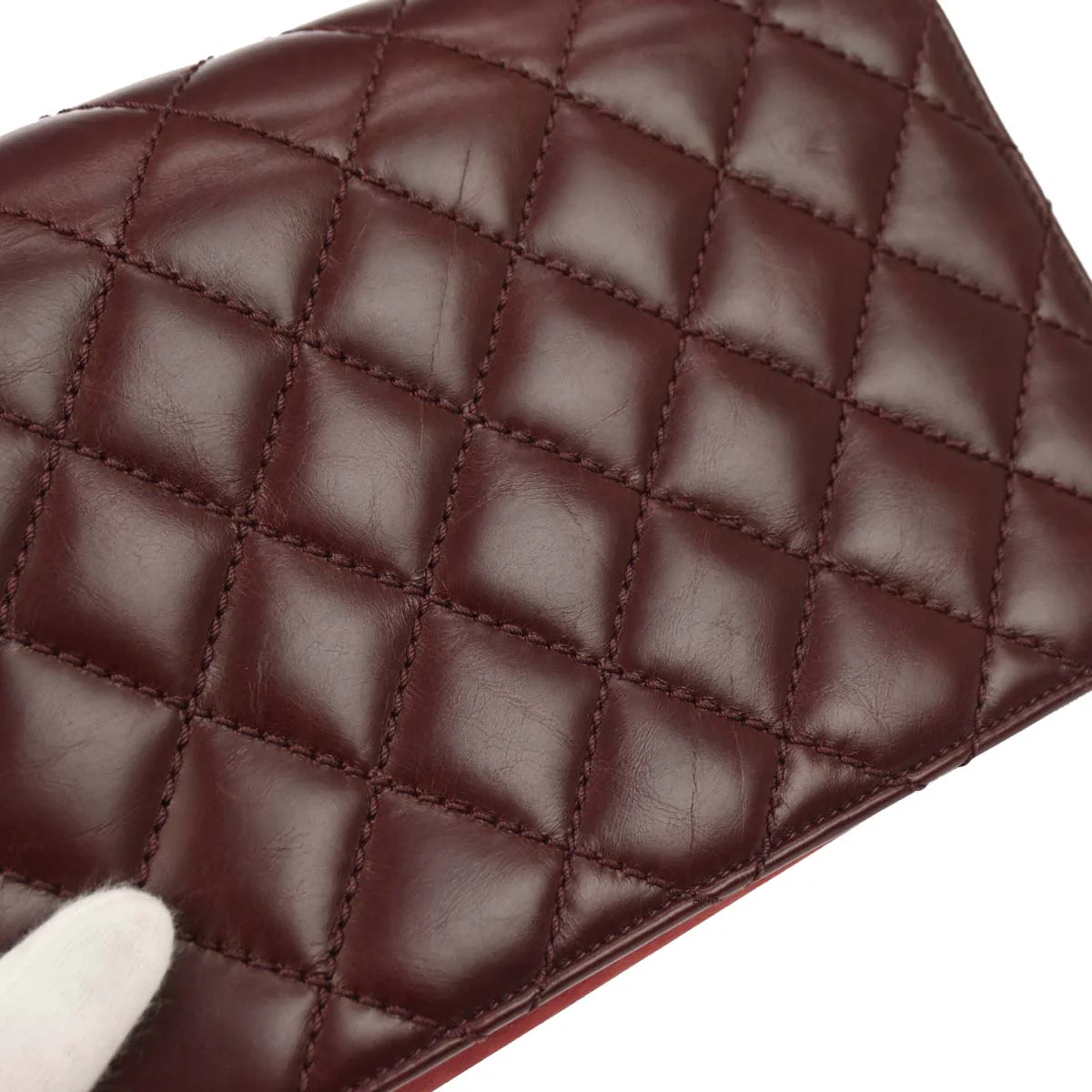 Chanel 2016-2017 Bordeaux Calfskin Day Trip Flap Shoulder Bag - Image 4