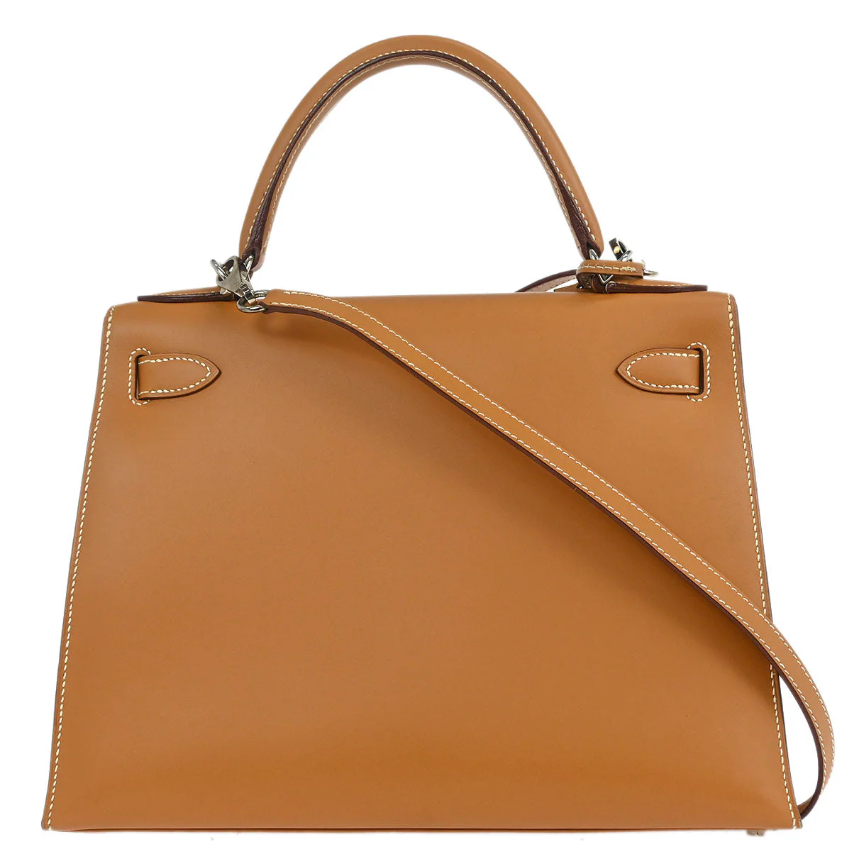 Hermes 2000 Natural Chamonix Kelly 28 Sellier 2way Shoulder Handbag - Image 2