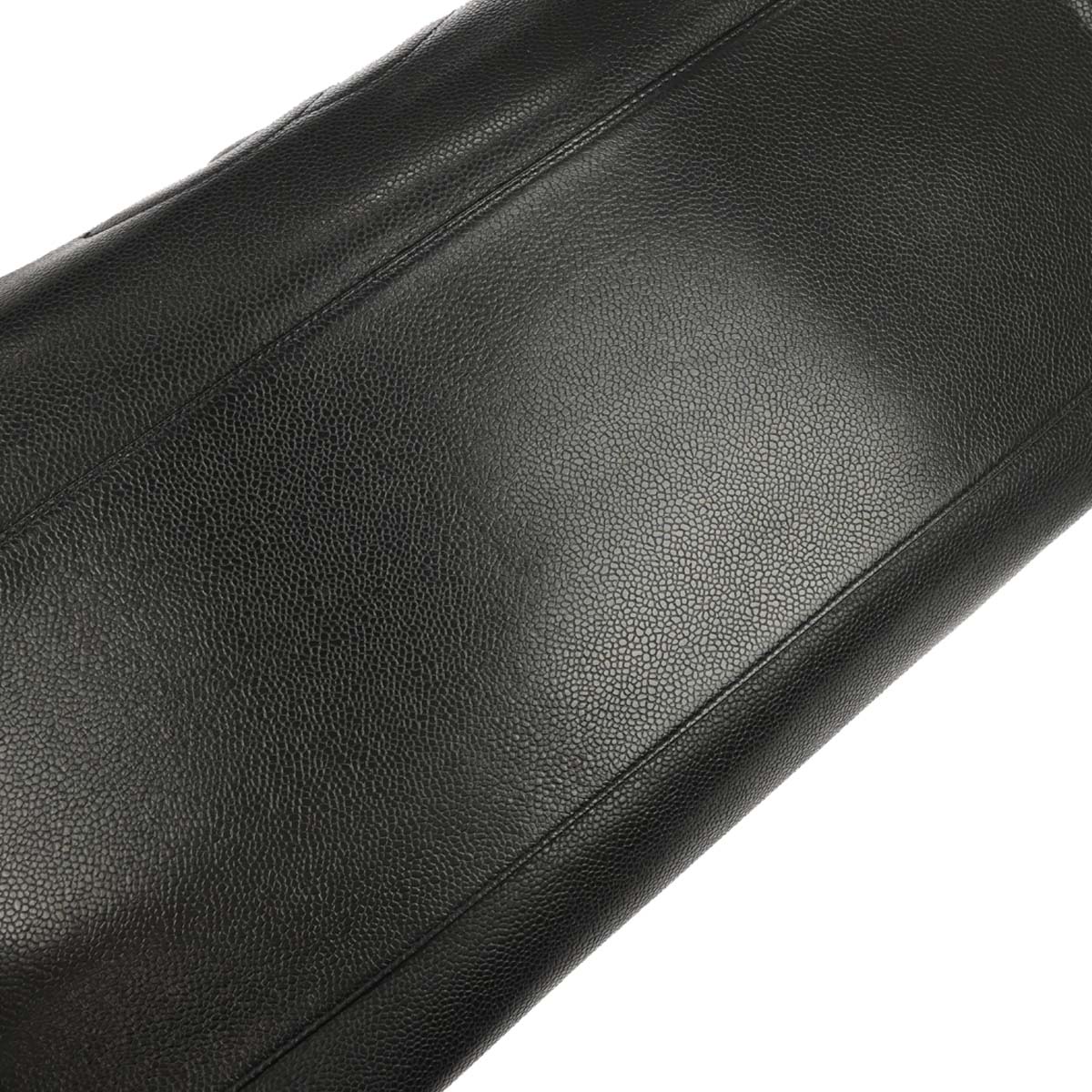 Chanel 1994-1996 Black Caviar Supermodel Tote Shoulder Bag - Image 4