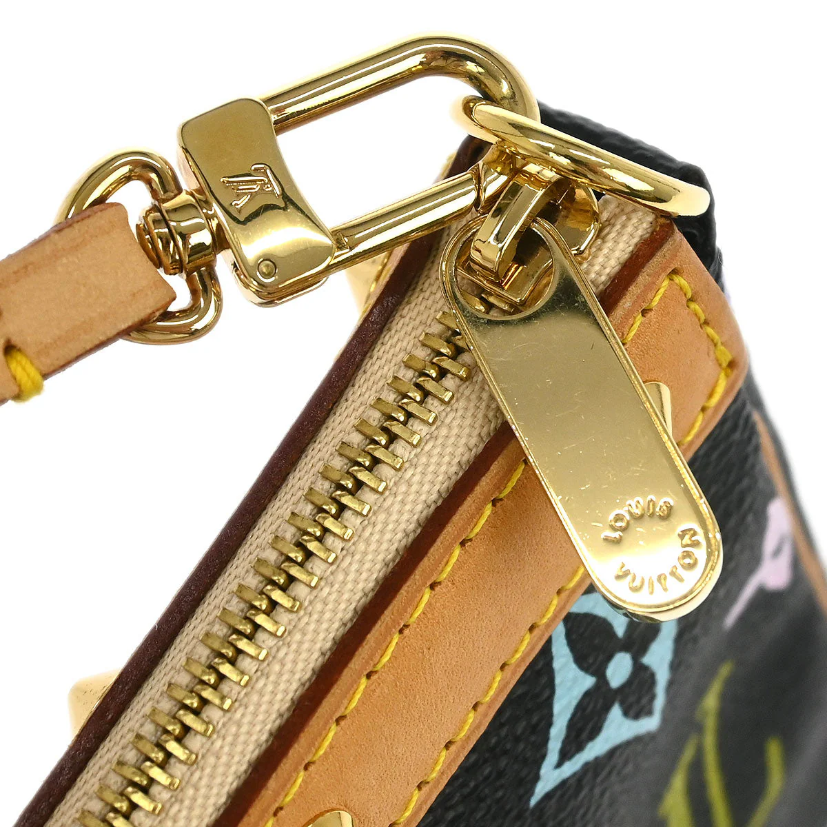 Louis Vuitton Black Multicolor Pochette Accessoires M92648 - Image 5