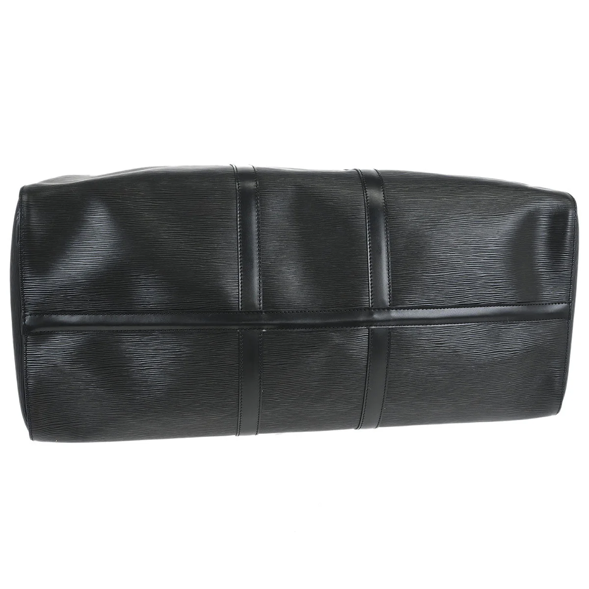 Louis Vuitton 1999 Black Epi Keepall 55 Travel Handbag M42952 - Image 3
