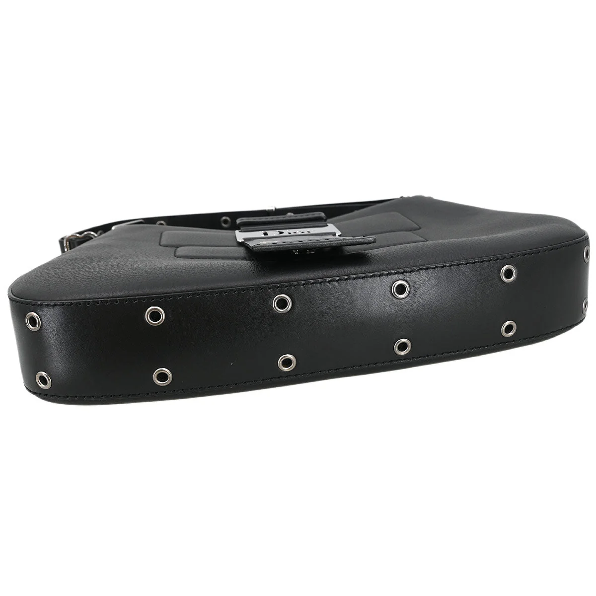 Christian Dior Black Leather Street Chic Columbus Shoulder Bag - Image 3