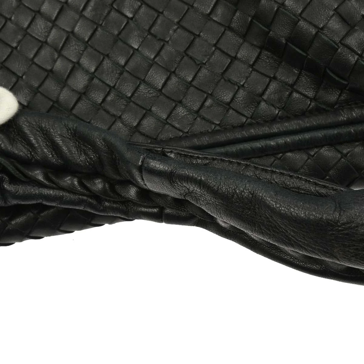 Bottega Veneta Black Intrecciato Hobo Handbag - Image 6