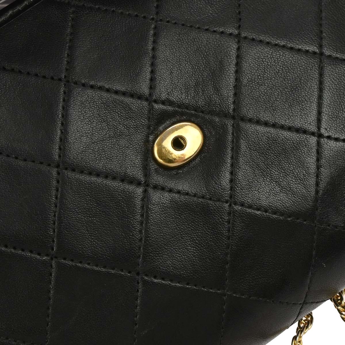 Chanel Black Lambskin Shoulder Bag - Image 6
