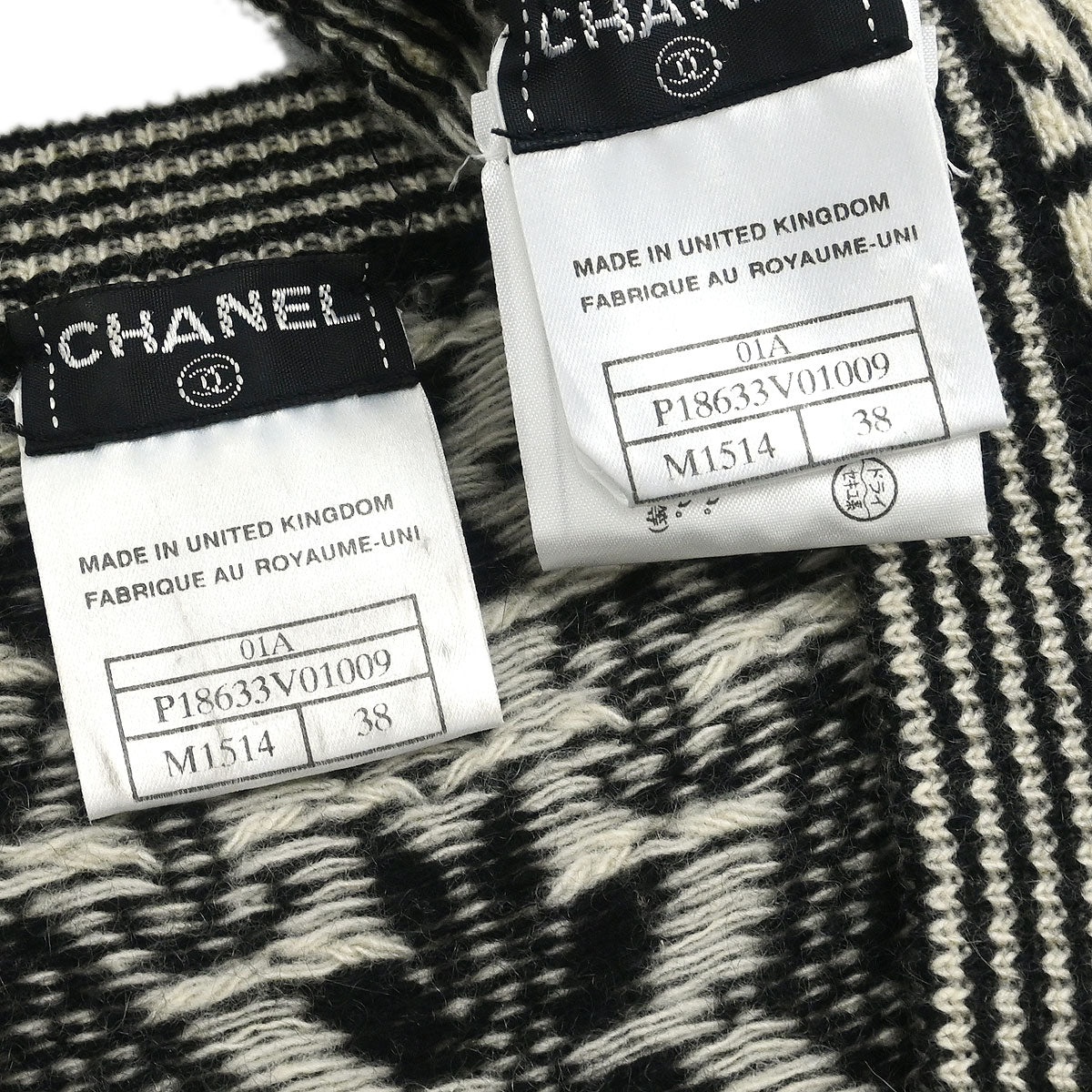 Chanel 2001 Knit Top Skirt Set Black #38 - Image 9