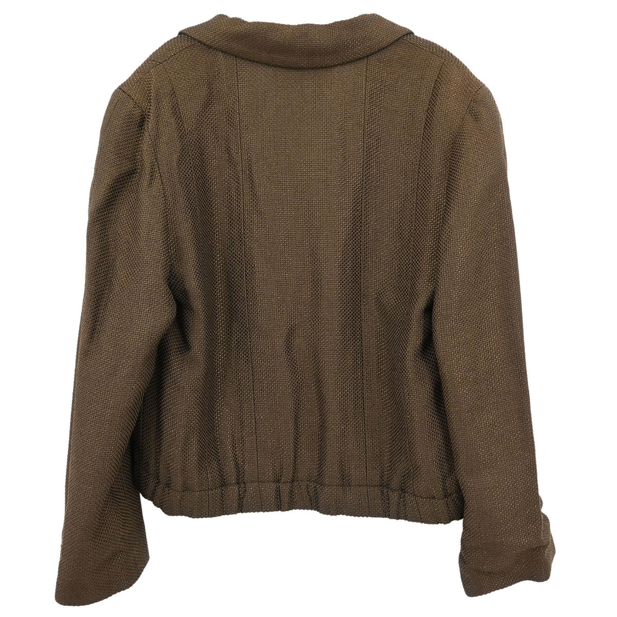 Chanel Single Breasted Jacket Brown #34 - Image 2