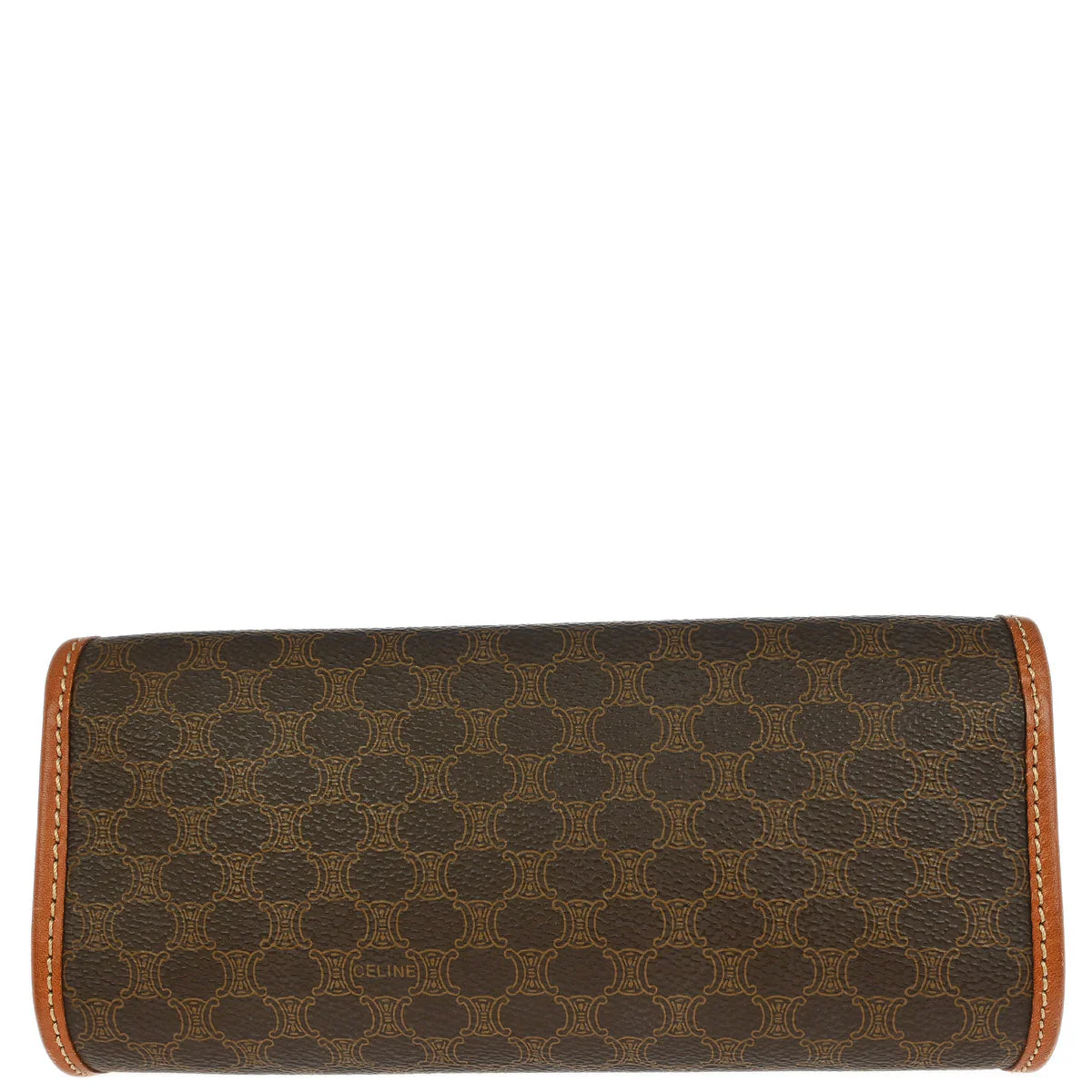 Celine Brown PVC Macadam Cosmetic Pouch - Image 2