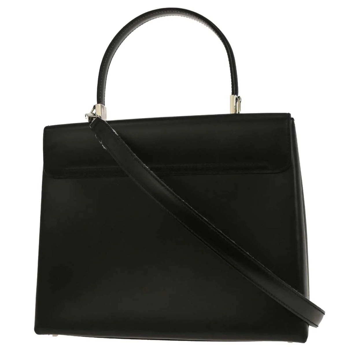 Salvatore Ferragamo Black Gancini 2way Shoulder Handbag - Image 2
