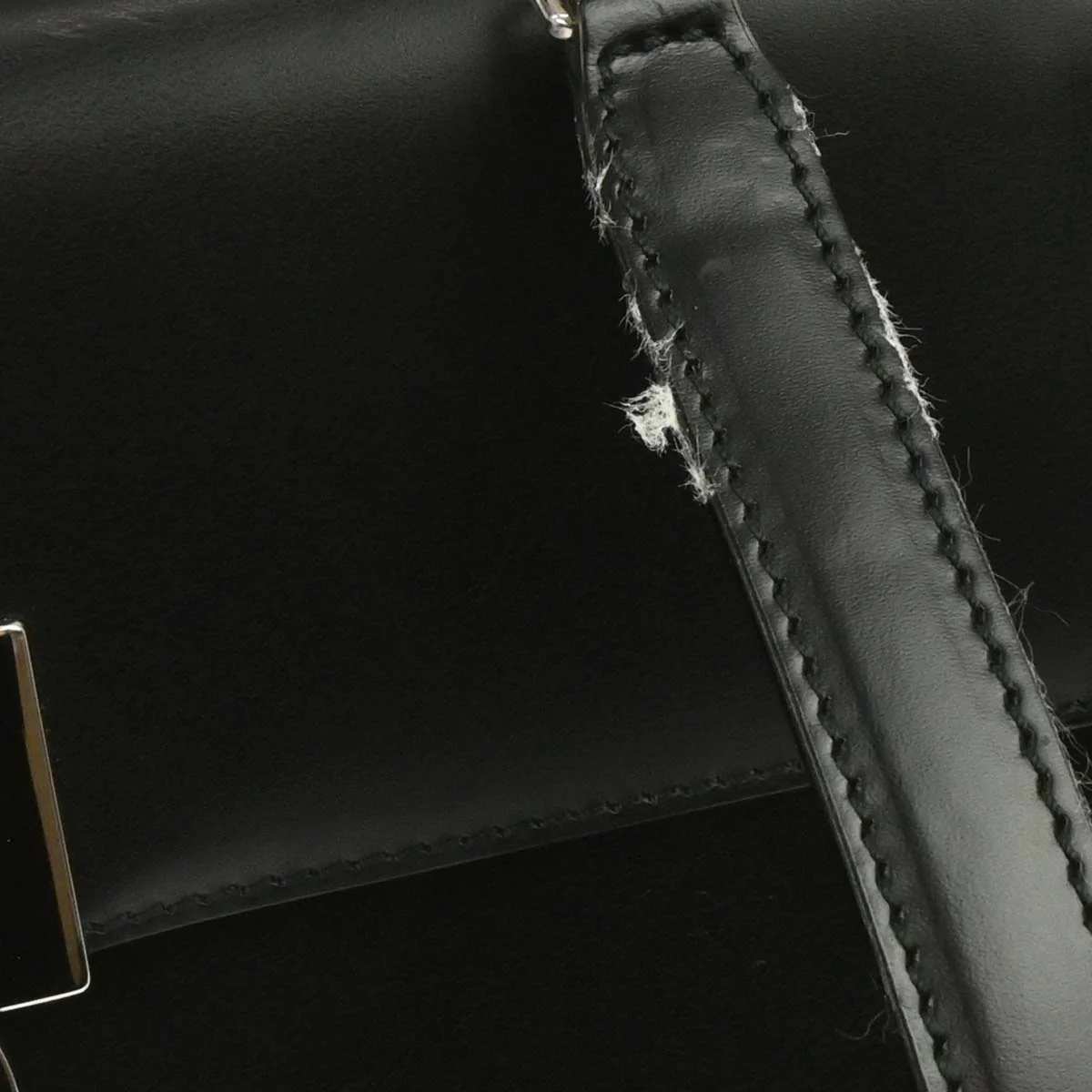Salvatore Ferragamo Black Gancini 2way Shoulder Handbag - Image 3