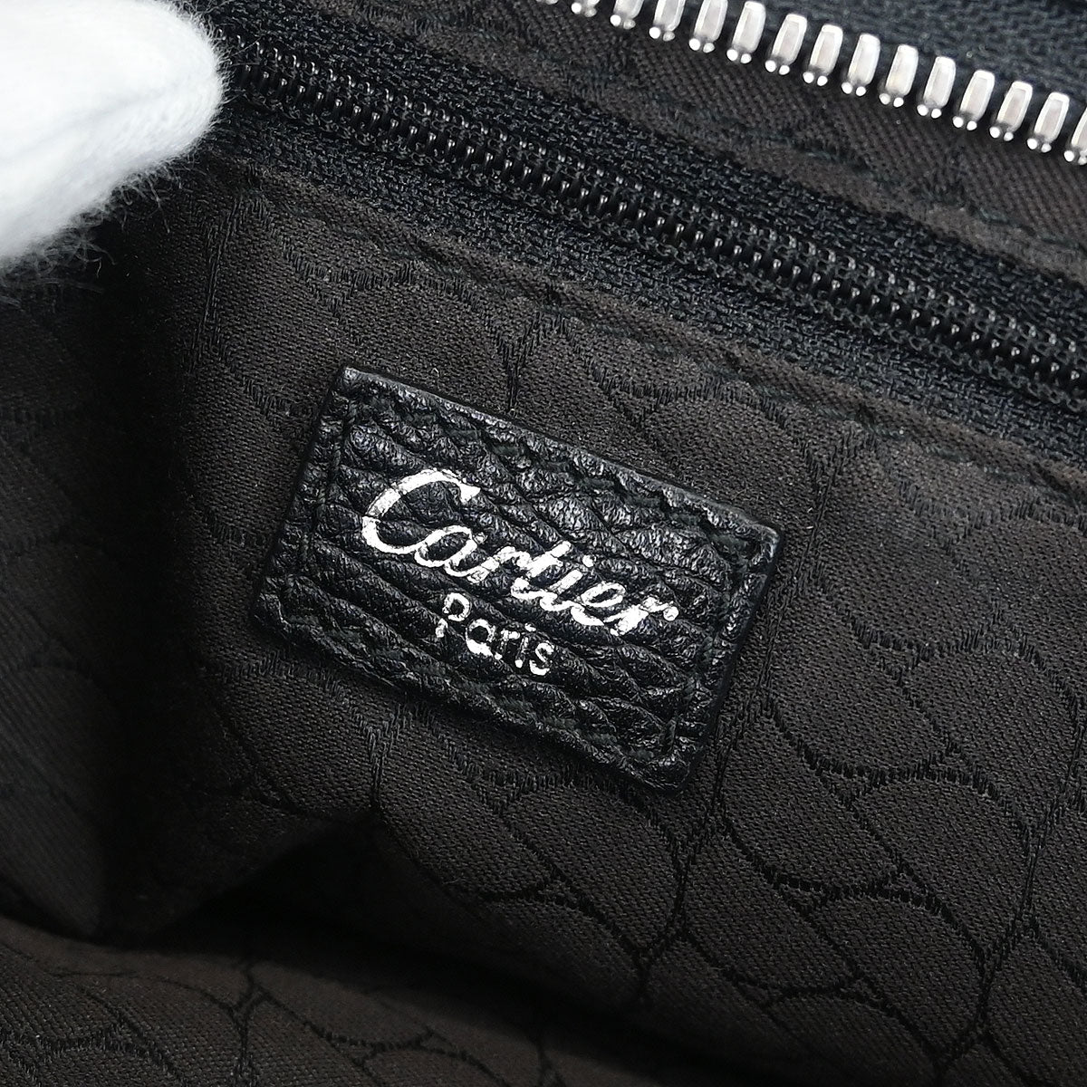Cartier Black La Dona Chain Shoulder Bag - Image 8
