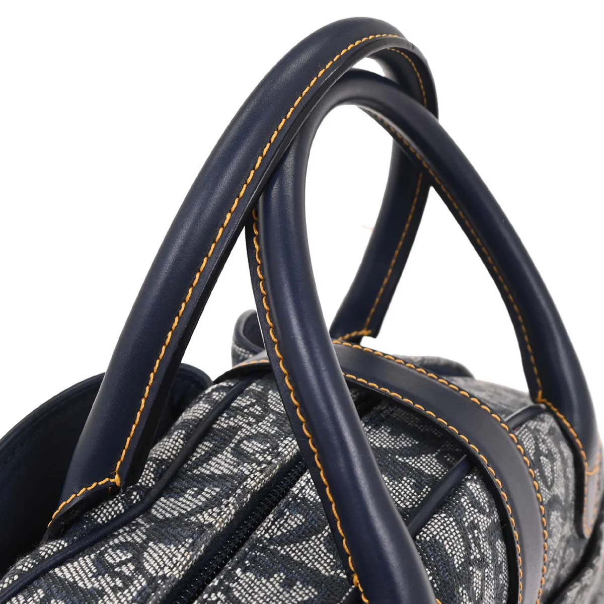 Christian Dior Navy Double Saddle Trotter Handbag - Image 3