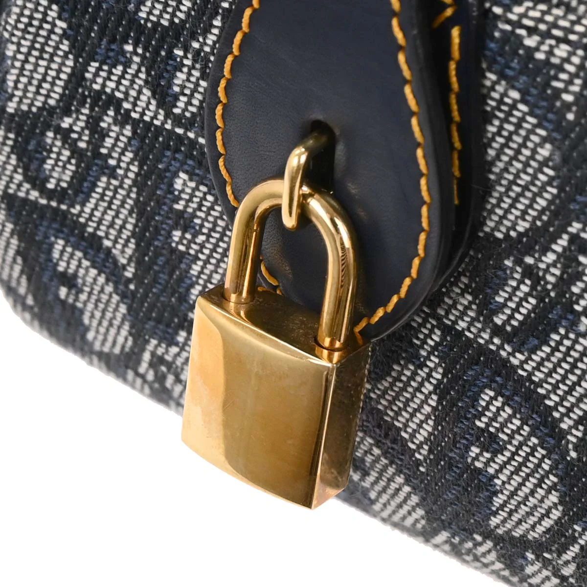 Christian Dior Navy Double Saddle Trotter Handbag - Image 4