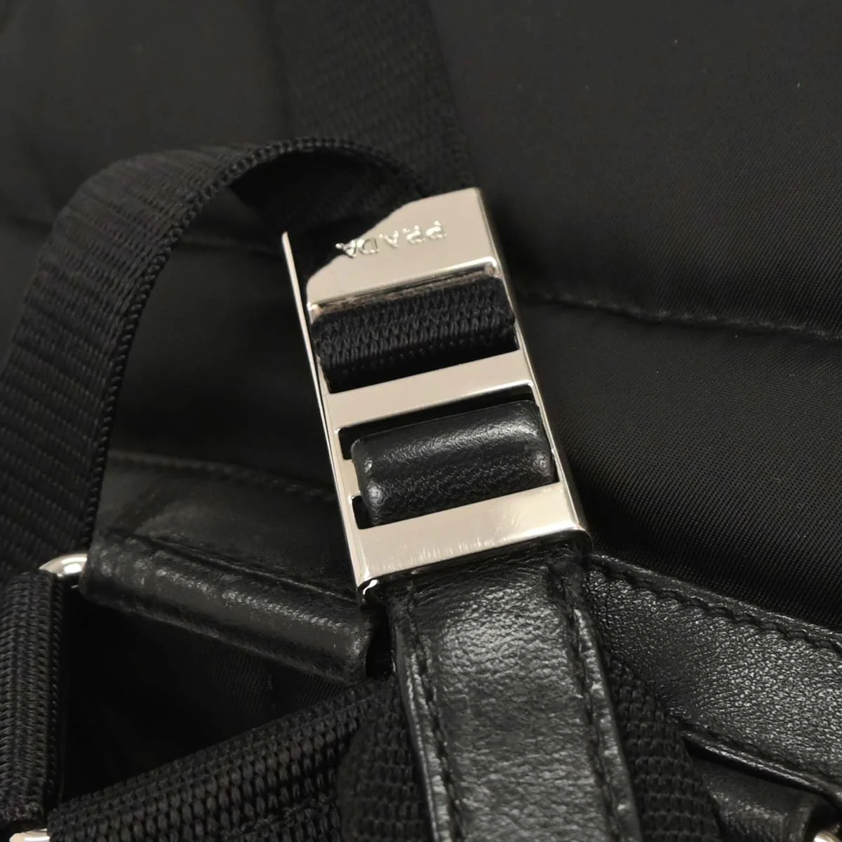 Prada Black Nylon Backpack - Image 3