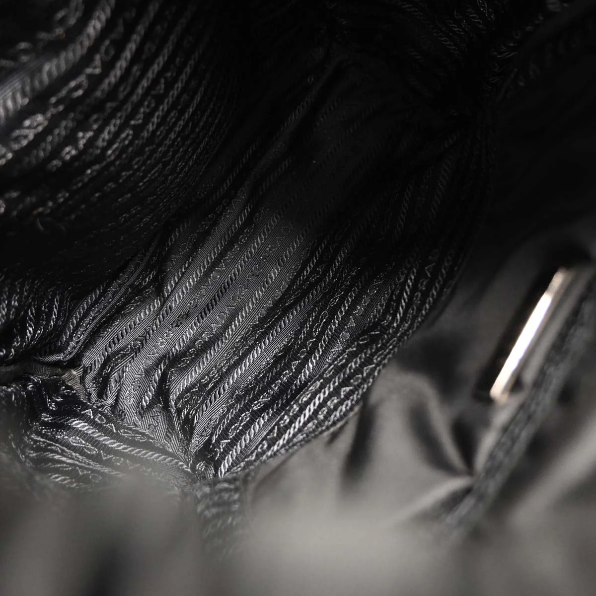Prada Black Nylon Backpack - Image 7