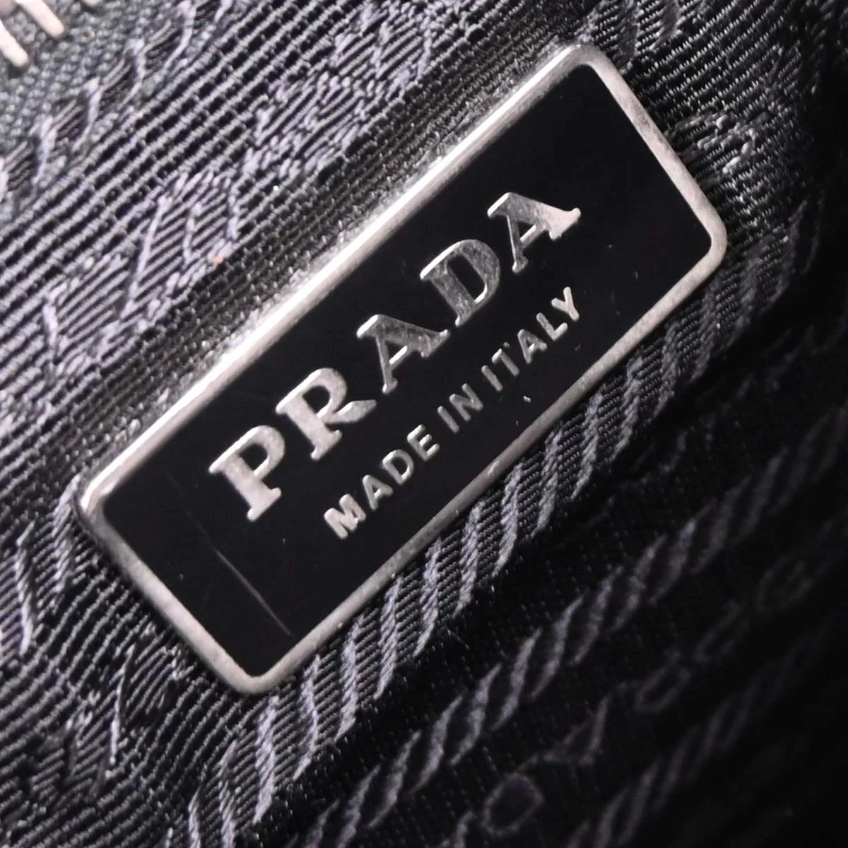 Prada Black Nylon Leather Shoulder Bag - Image 9