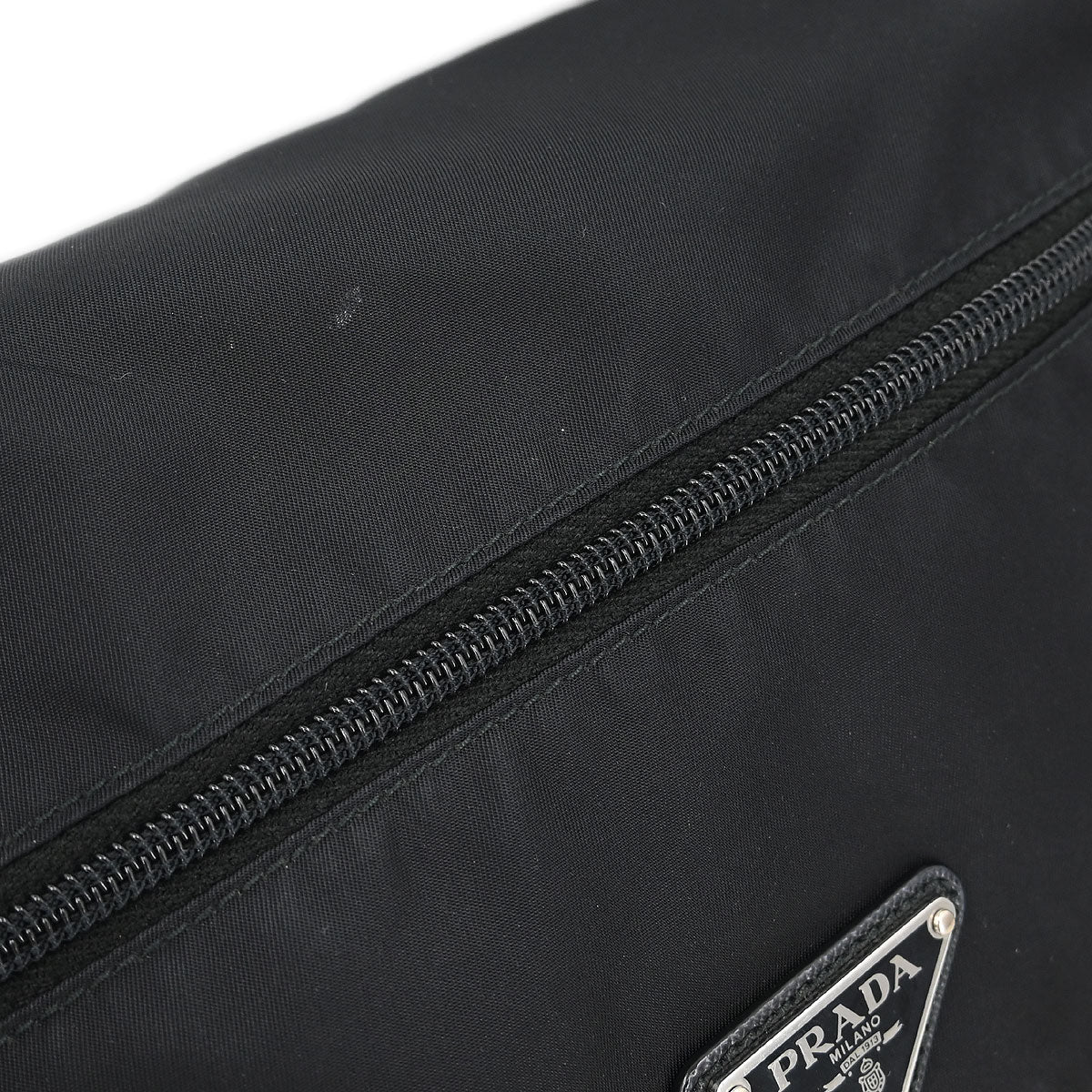 Prada * Black Nylon Shoulder Bag - Image 4