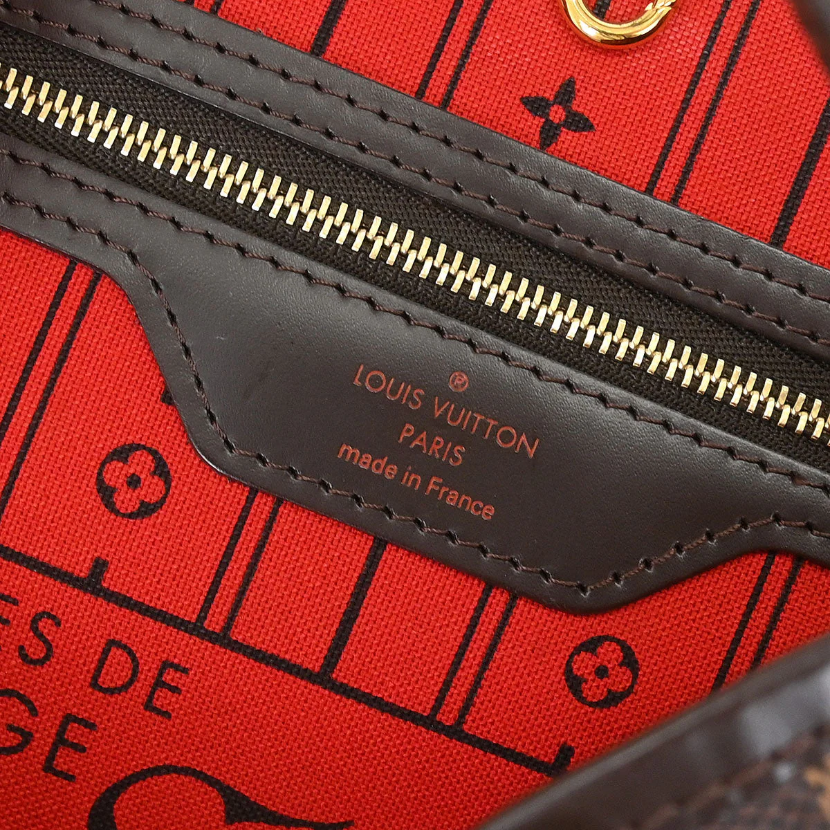 Louis Vuitton Damier Neverfull MM Shoulder Tote Bag N51105 - Image 8