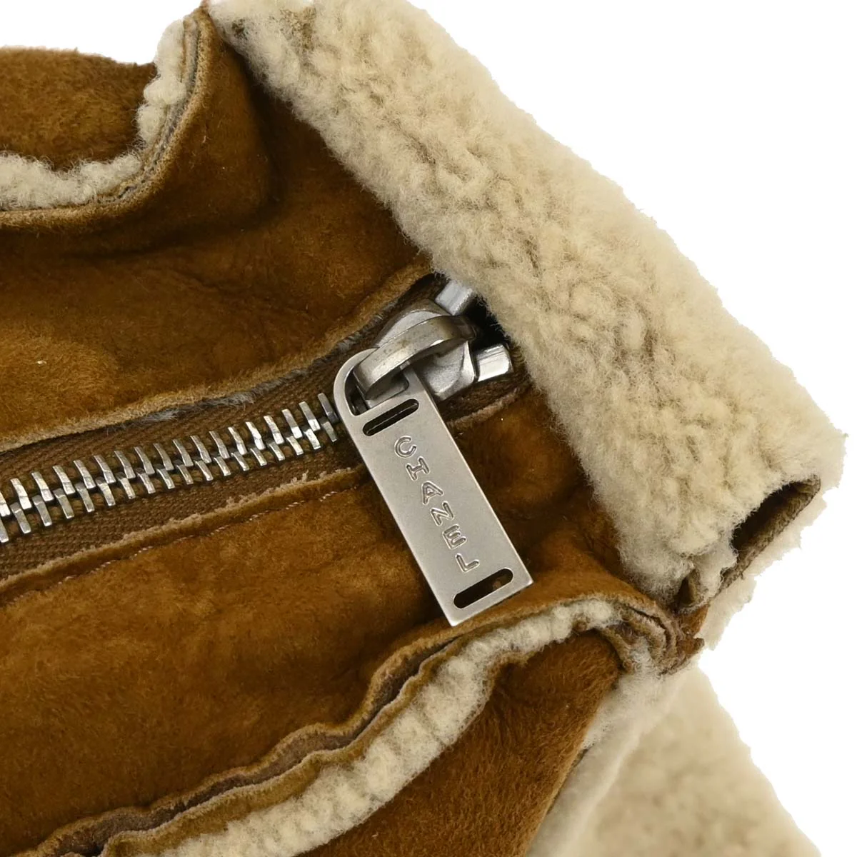 Chanel 2000-2001 Brown Sheepskin Shoulder Bag - Image 7
