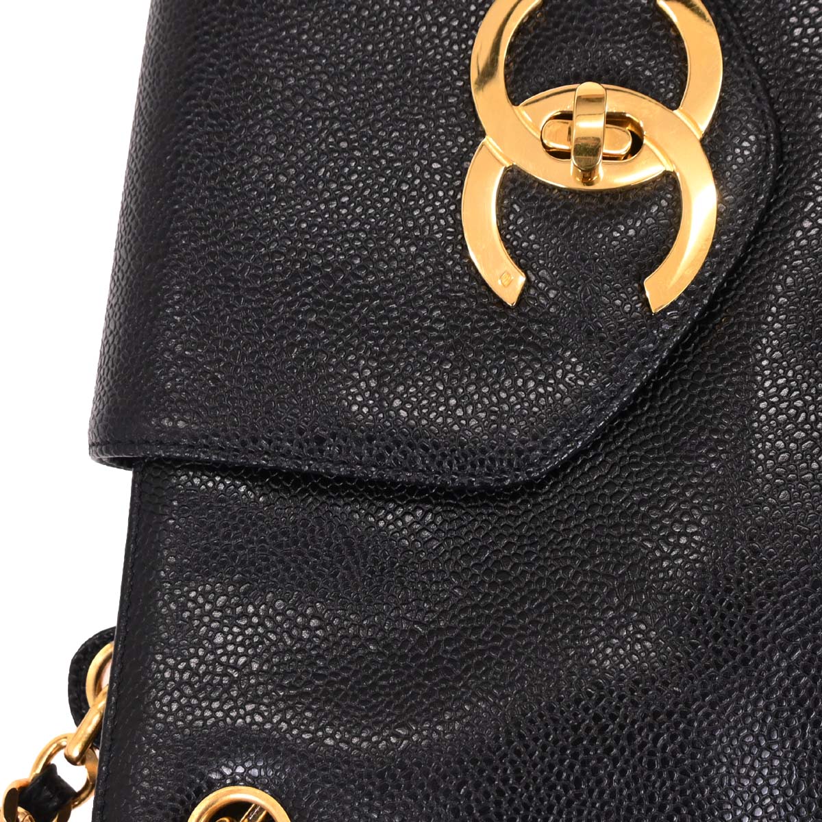 Chanel Black Caviar Supermodel Tote Shoulder Bag - Image 3