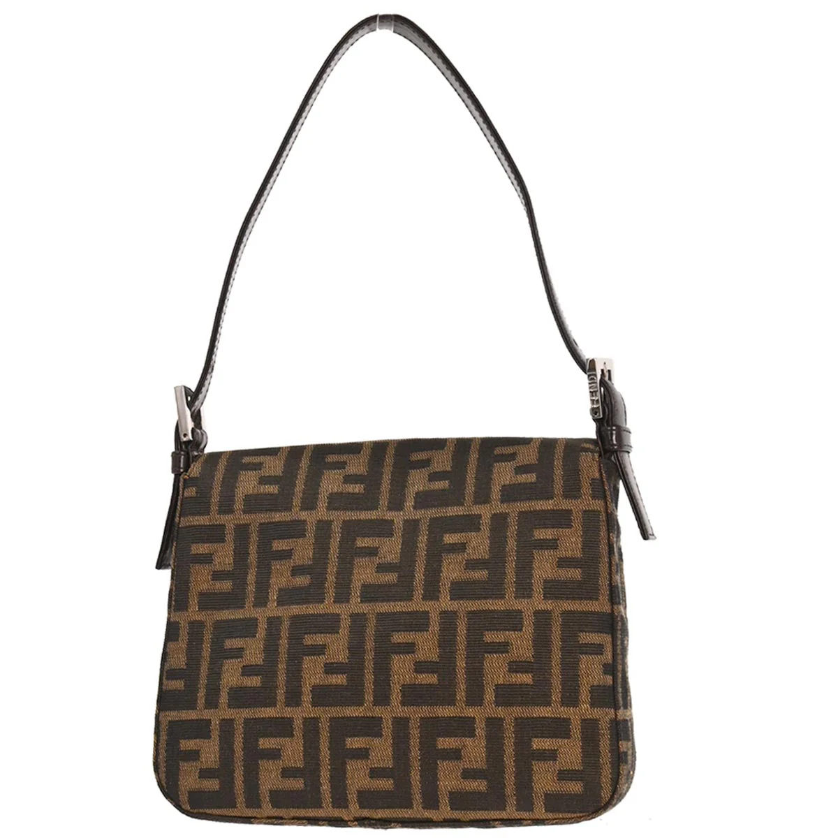 Fendi Brown Canvas Zucca Handbag - Image 2