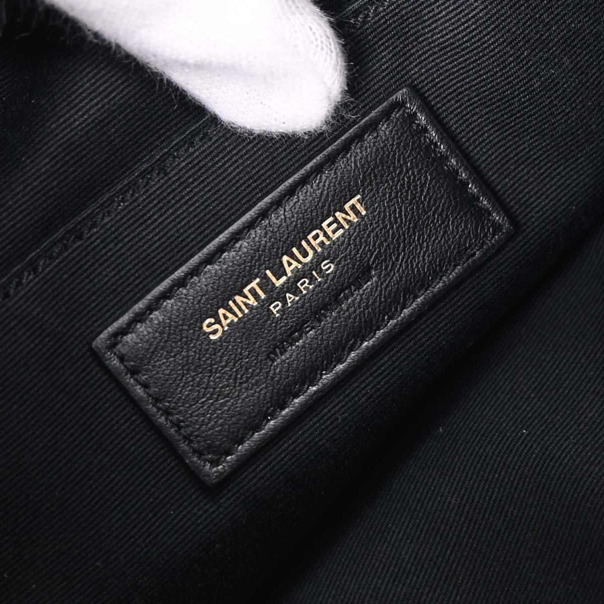 Saint Laurent Black Emmanuelle Fringe Handbag - Image 9