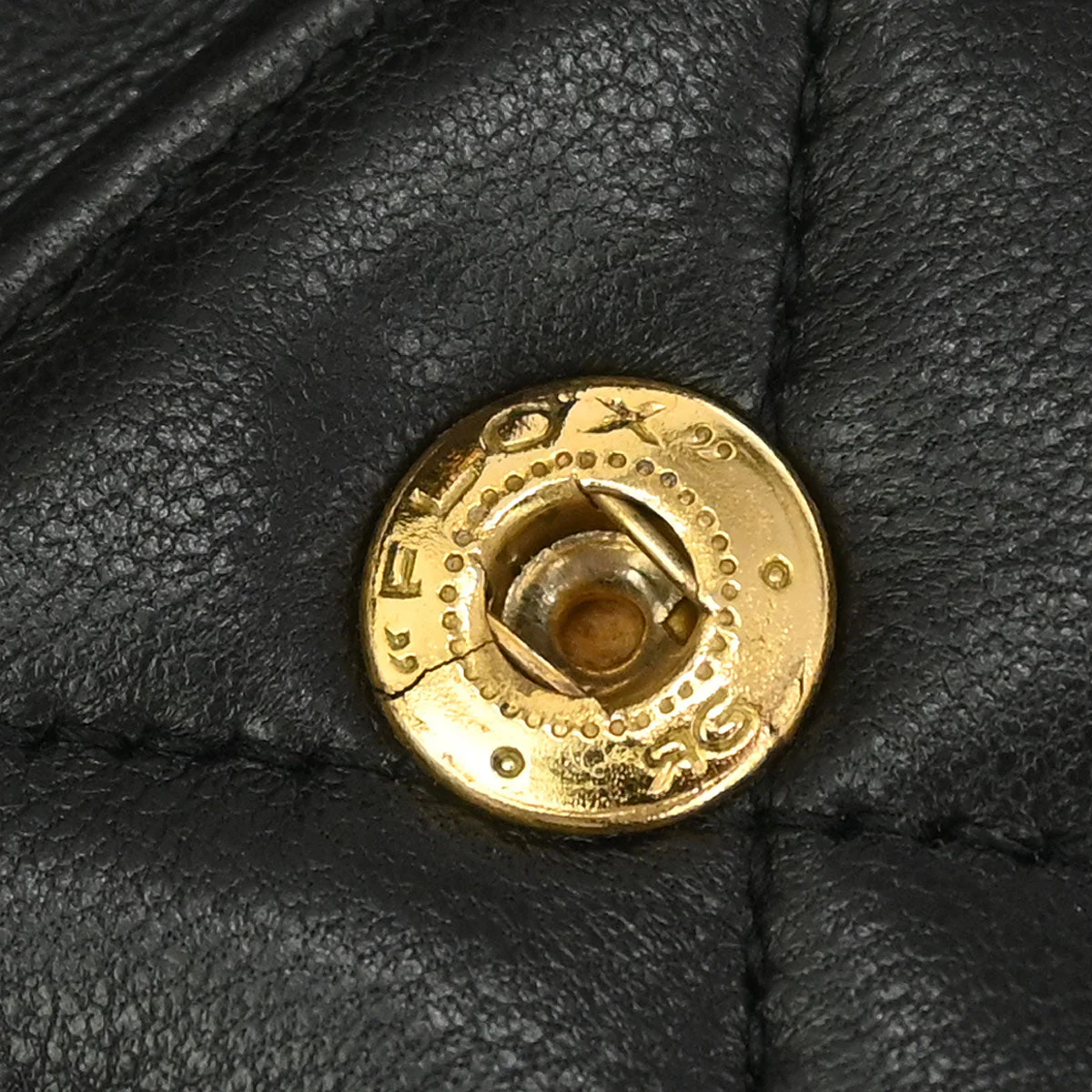 Chanel Black Lambskin Small Classic Double Flap Shoulder Bag - Image 11