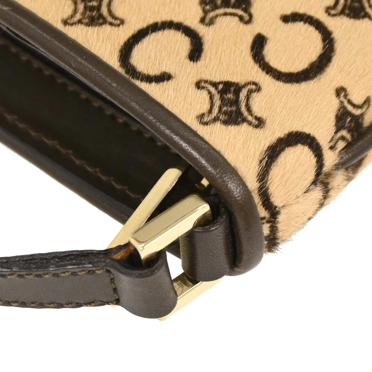 Celine Brown Pony Hair C Macadam Handbag - Image 4
