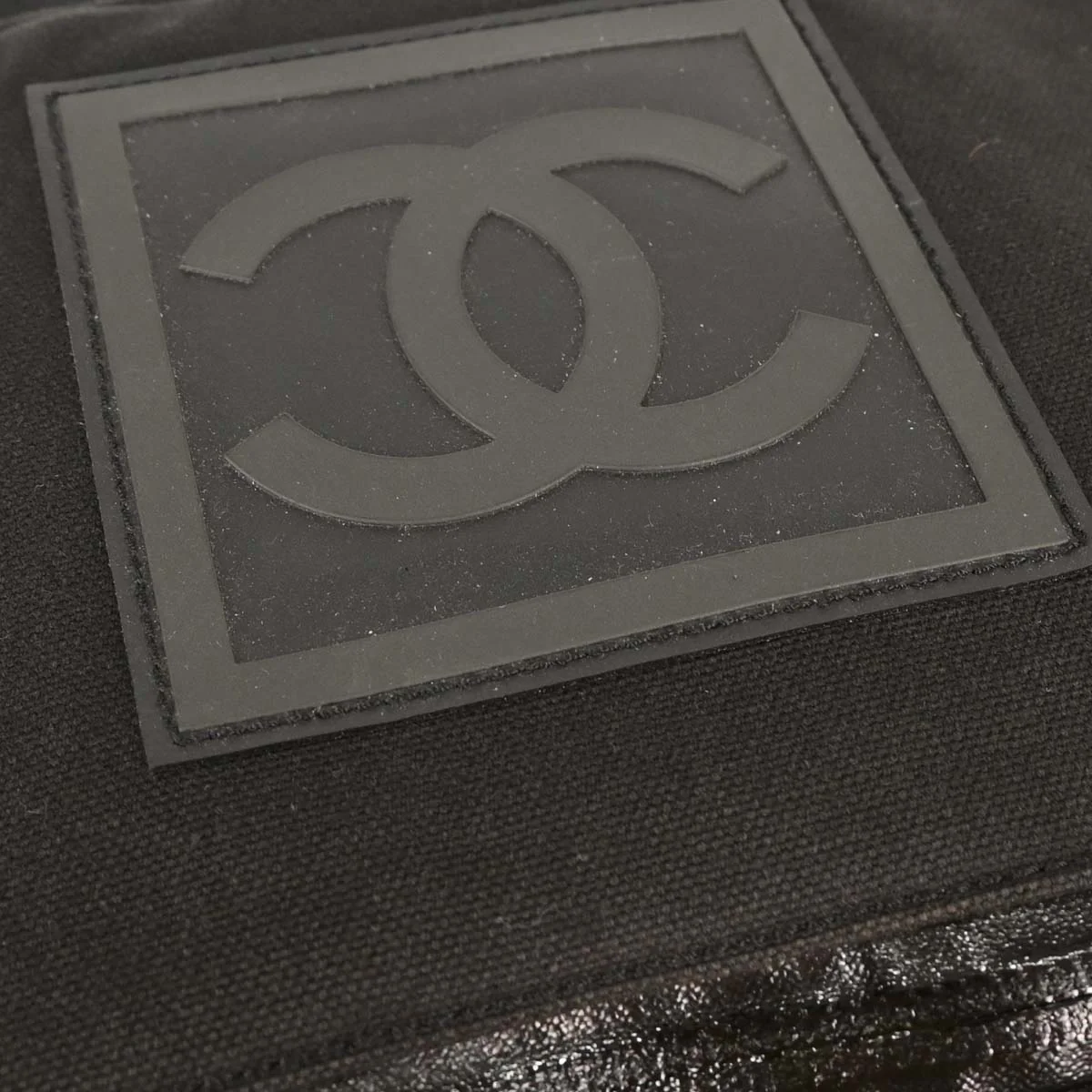 Chanel 2003-2004 Black Nylon Sport Line Shoulder Bag - Image 5