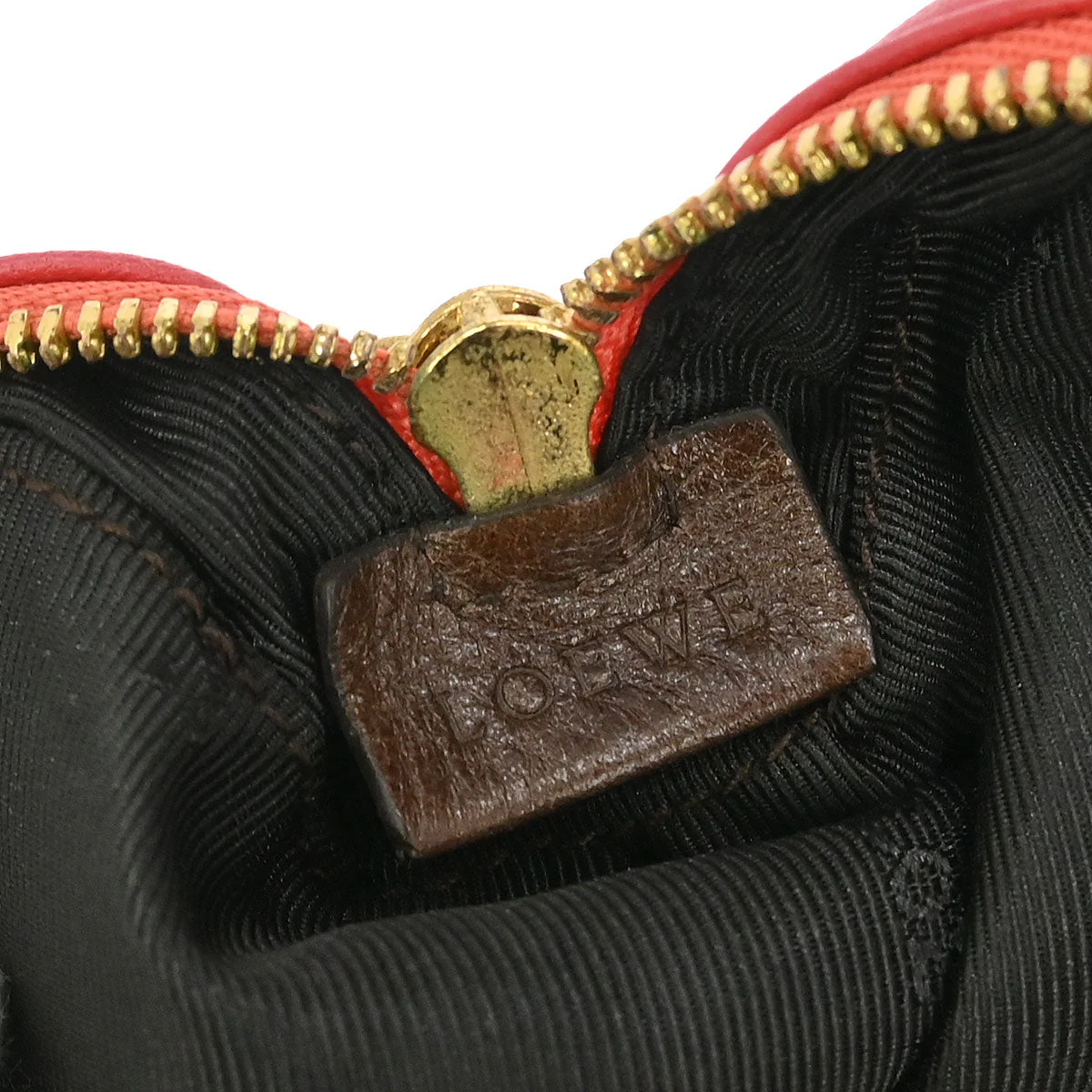 Loewe * Pink Leather Mini Amazona Contenedor Pouch Bag - Image 6