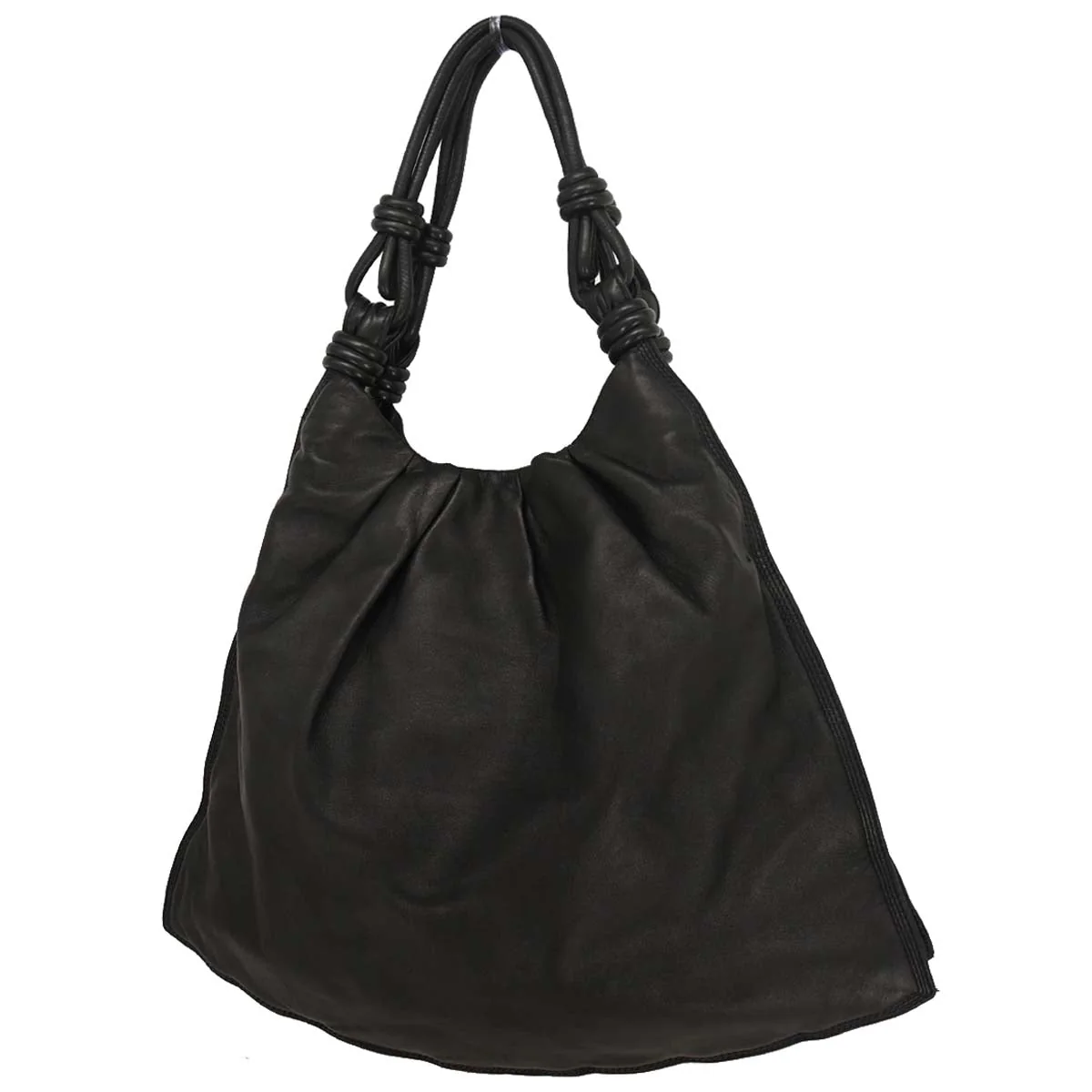 Loewe Black Lambskin Tote Bag - Image 2