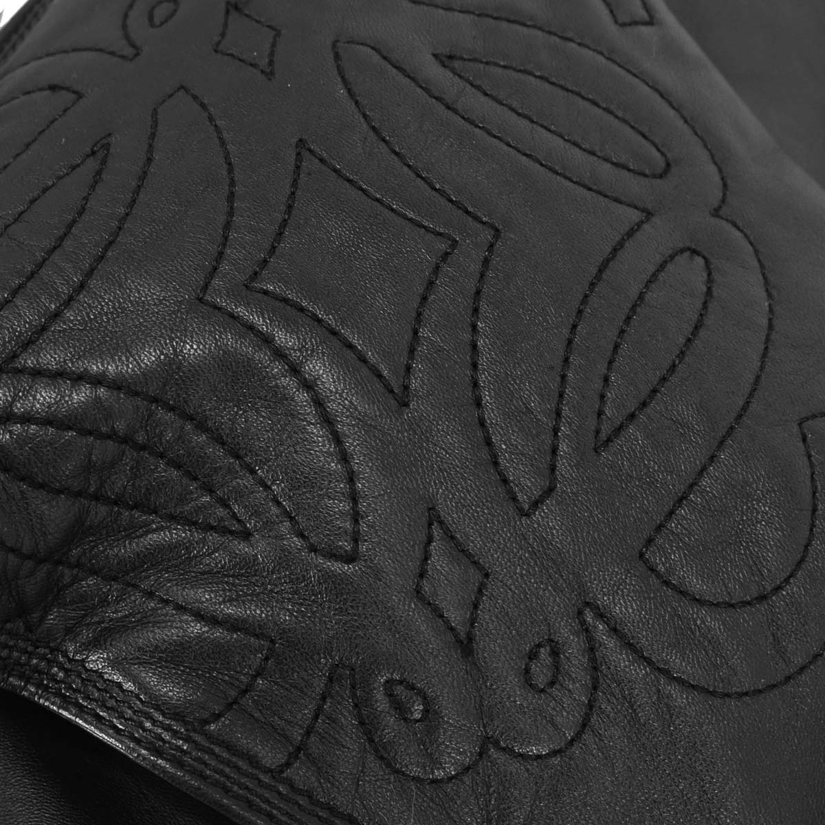 Loewe Black Lambskin Tote Bag - Image 5