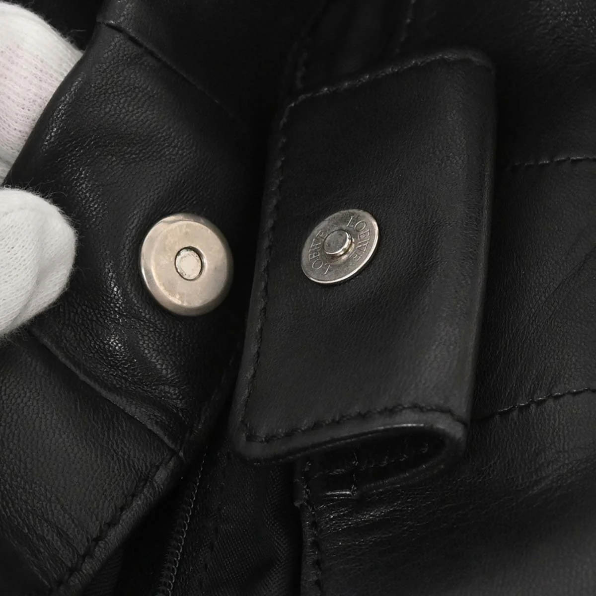 Loewe Black Lambskin Tote Bag - Image 7