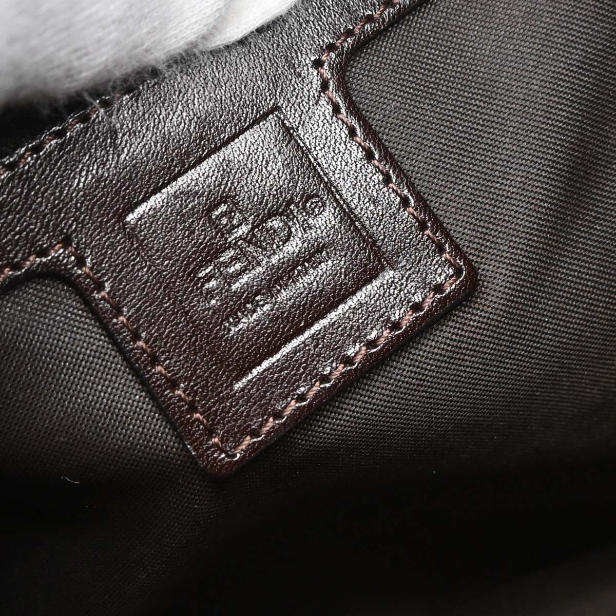 Fendi Brown Canvas Zucca Mamma Baguette Handbag - Image 9