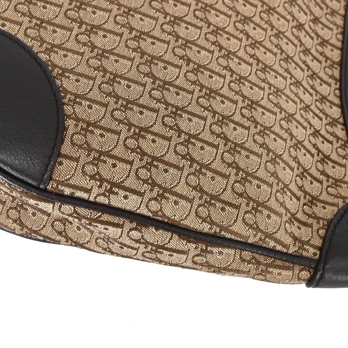 Christian Dior Brown Beige Street Chic Trotter Hobo Bag - Image 4