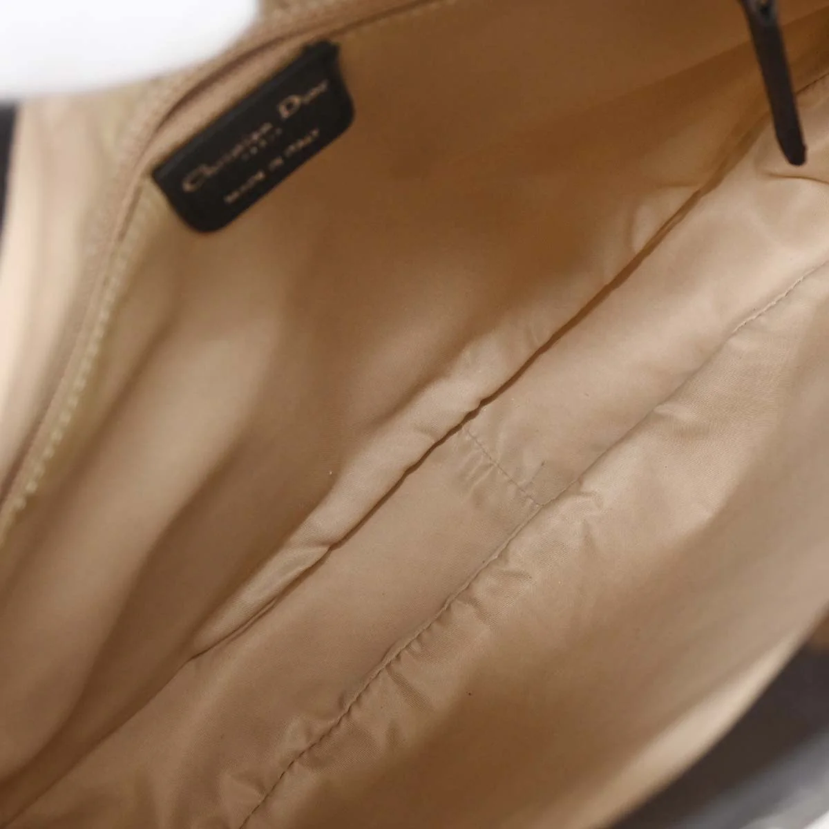 Christian Dior Brown Beige Street Chic Trotter Hobo Bag - Image 8