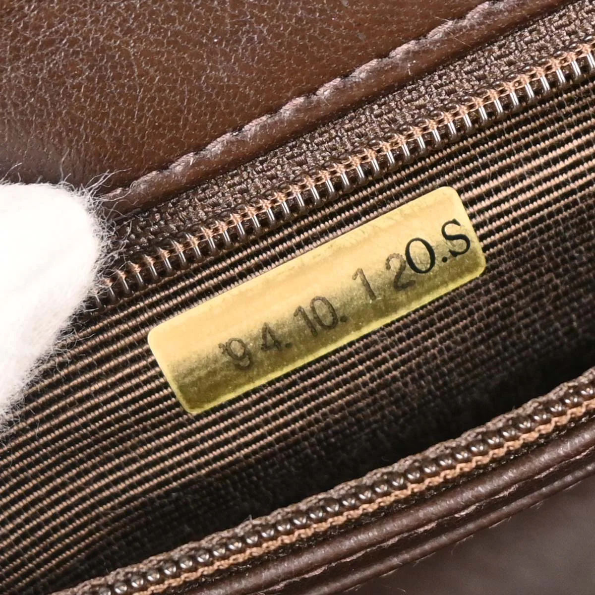 Chanel 1991-1994 Brown Lambskin Handbag - Image 8