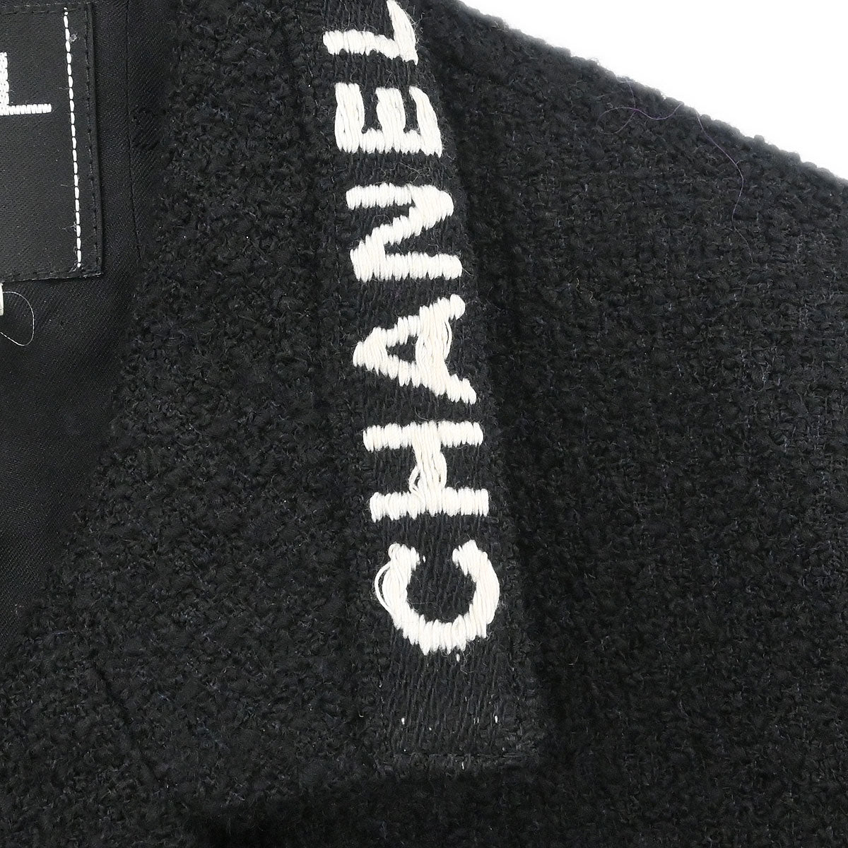 Chanel 1995 Single Breasted Jacket Black #38 - Image 3