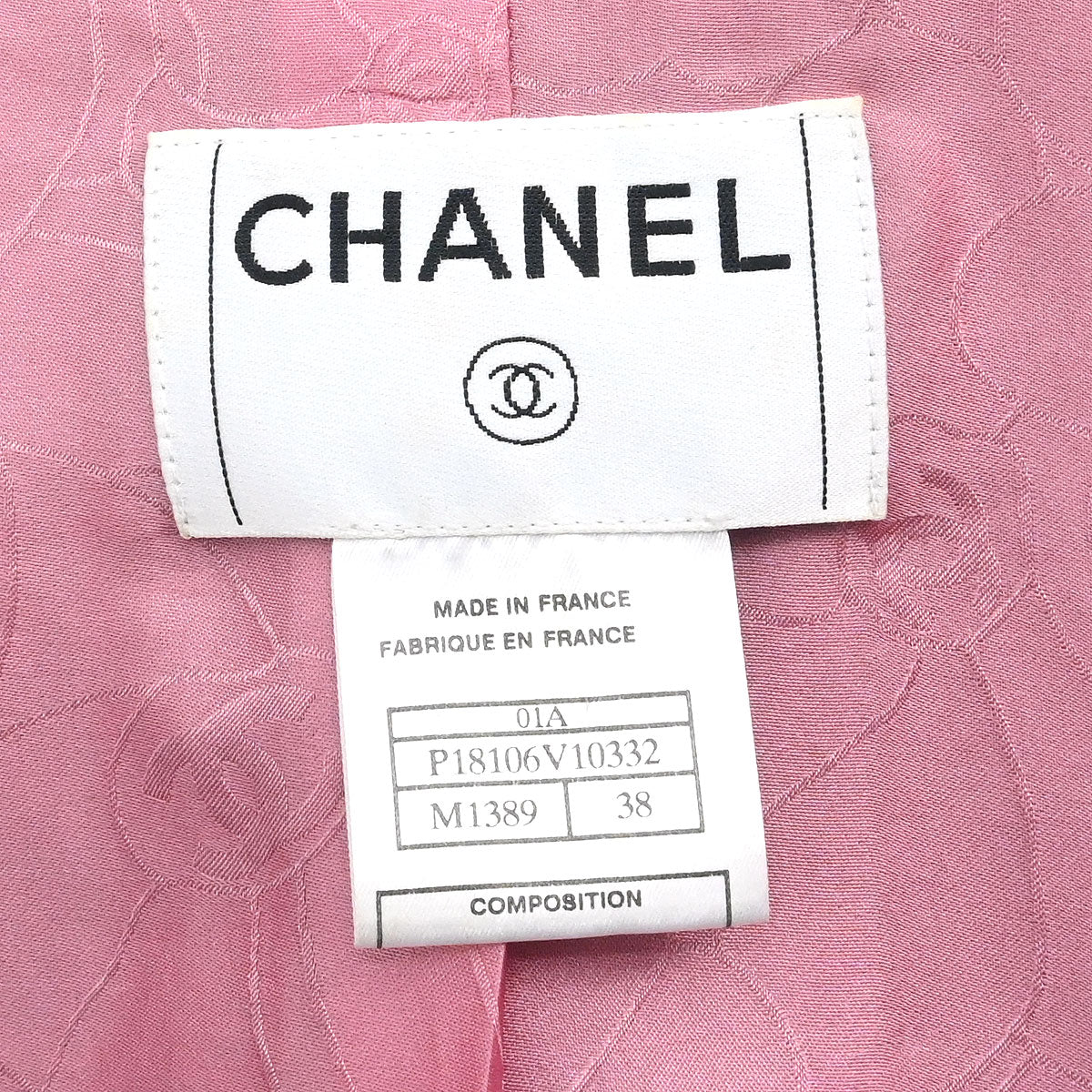 Chanel 2001 Single Breasted Coat Pink #38 - Image 10