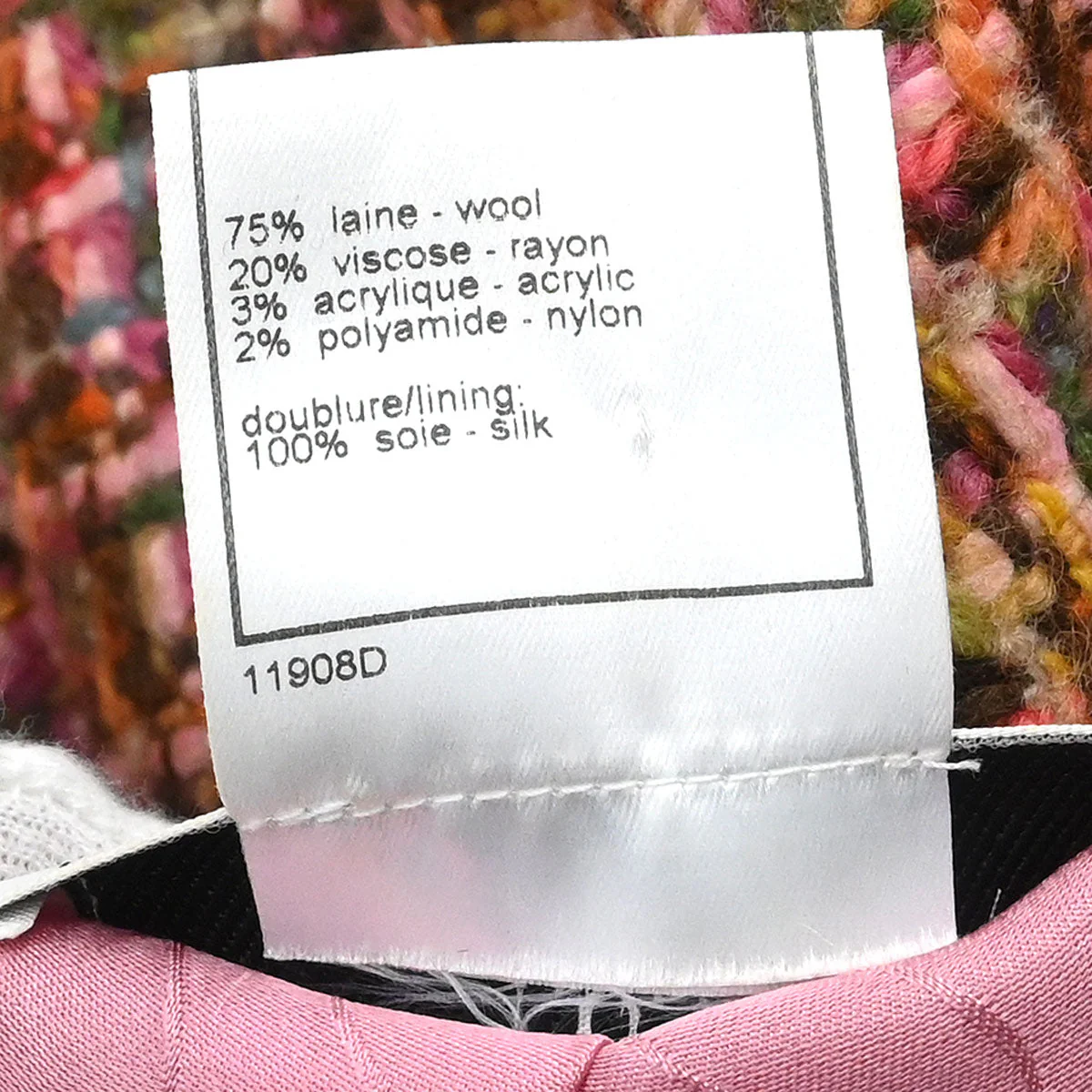 Chanel 2001 Single Breasted Coat Pink #38 - Image 11