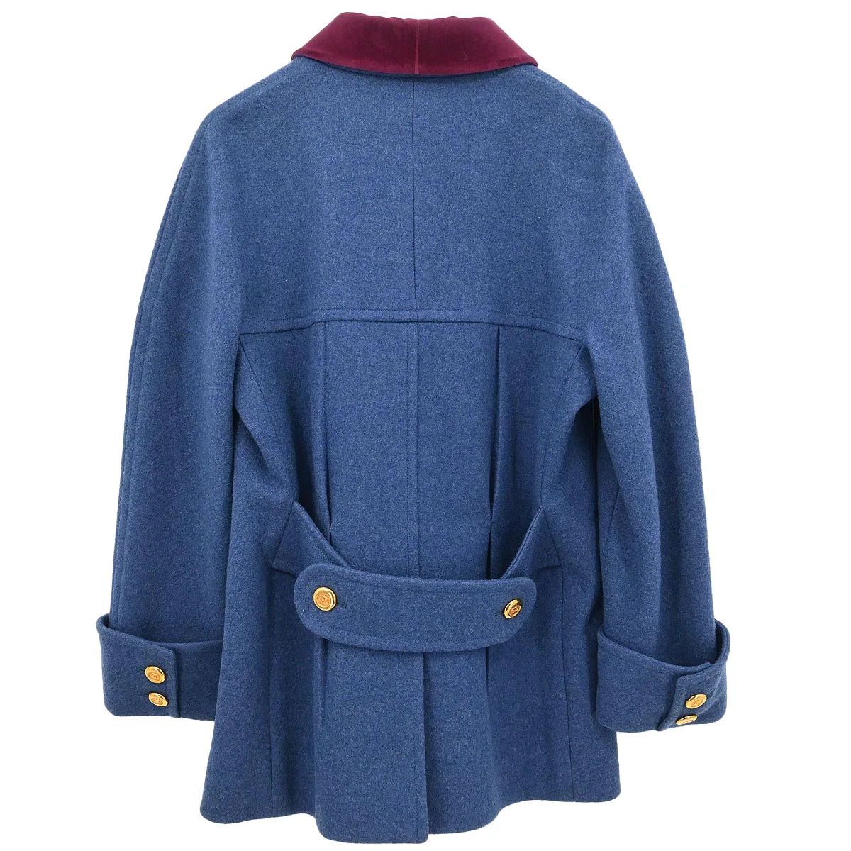 Chanel Double Breasted Jacket Blue - Image 2