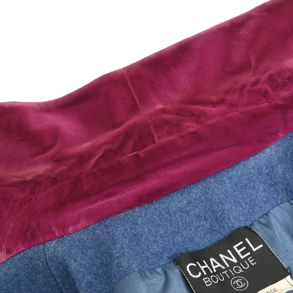 Chanel Double Breasted Jacket Blue - Image 8