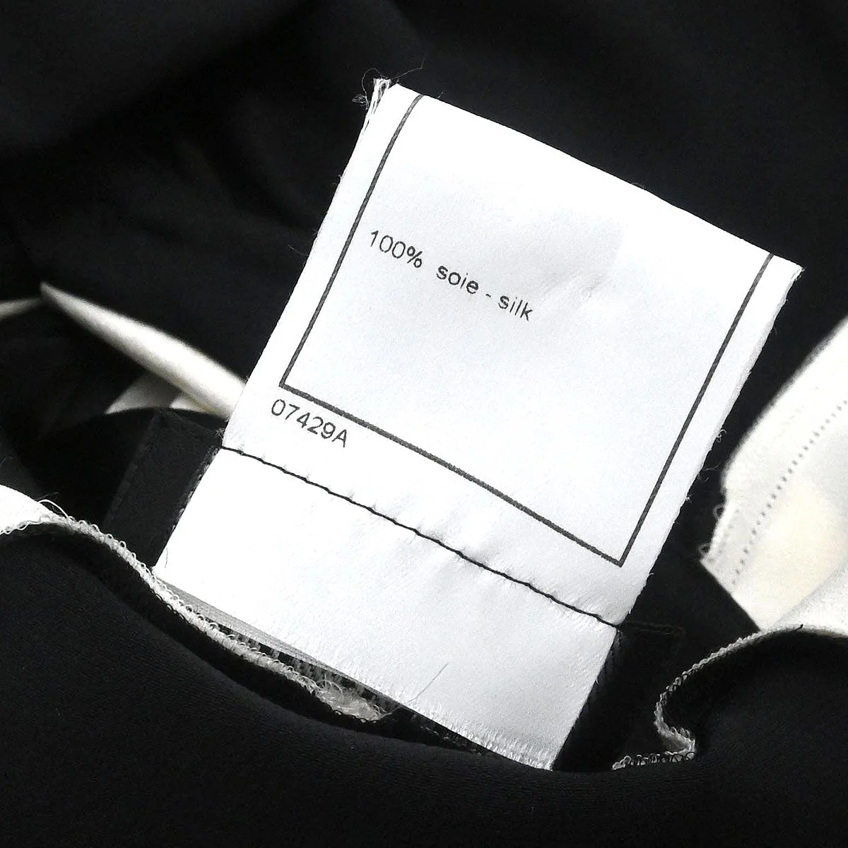 Chanel 1998 Blouse Shirt Black #42 - Image 11