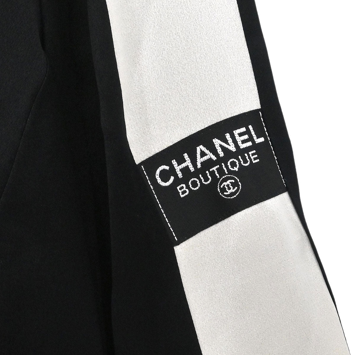 Chanel 1998 Blouse Shirt Black #42 - Image 4