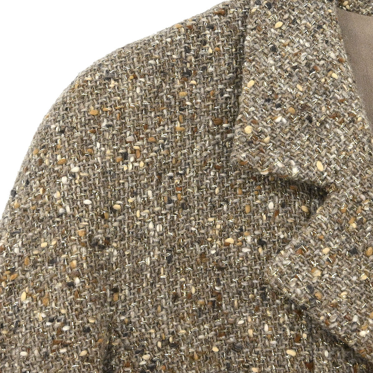 Chanel 1999 Single Breasted Jacket Brown #36 - Image 3