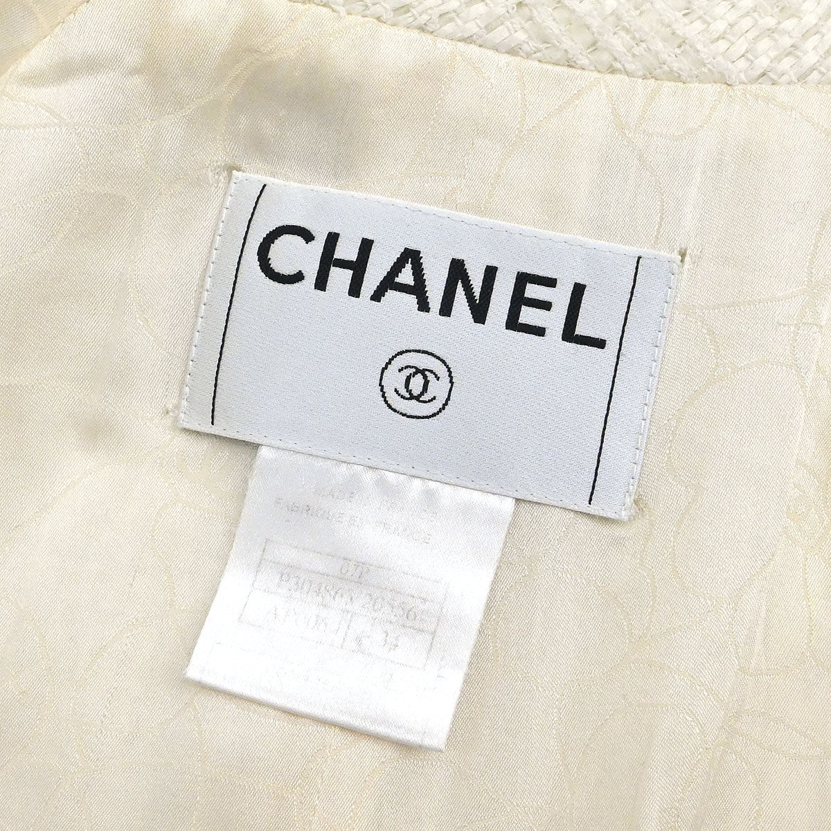 Chanel 2007 Single Breasted Jacket White #34 - Image 9